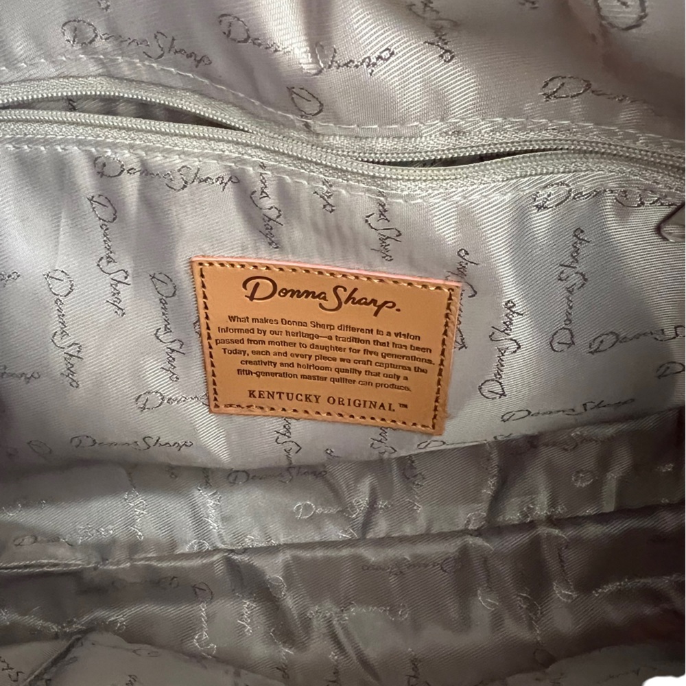 Donna Sharp Tess Melon Mint Handbag (Retired Prin… - image 5